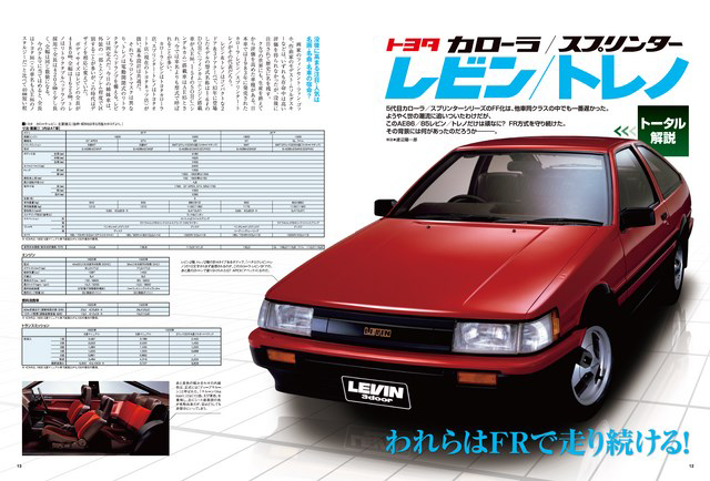 AE86レビン／トレノのすべて｜日本の傑作車シリーズ 第10弾｜最強の 